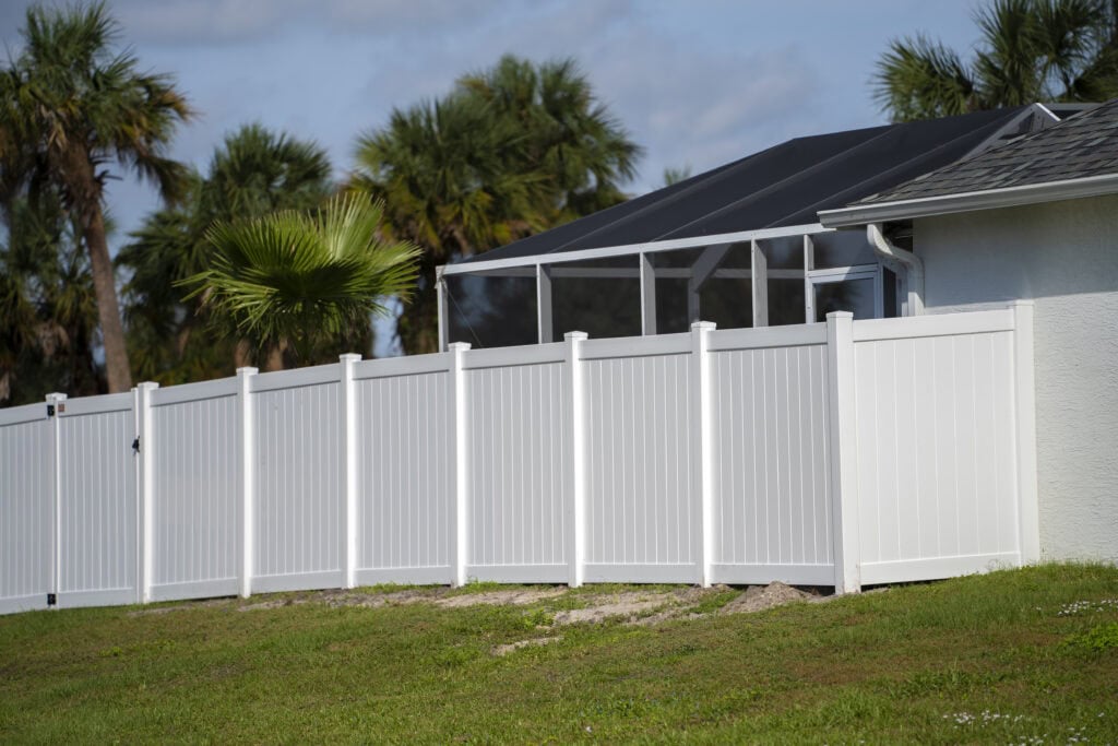 Vinyl fence